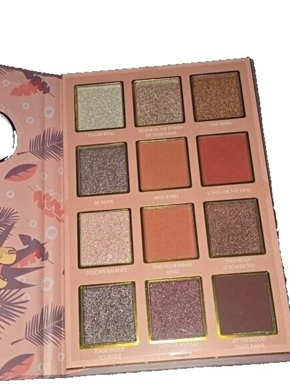 Disney The Lion King Eyeshadow Palette - Purple Pink Gold Accents